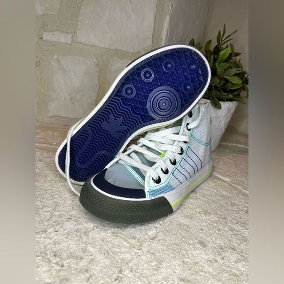 Adidas Nizza hi-top sneakers sz 4 - Picture 6 of 6